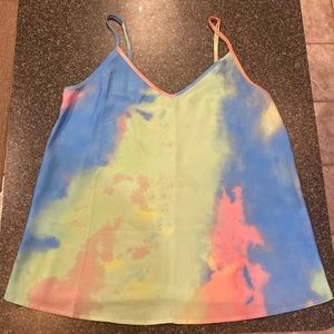 Neon spagetti tank top!